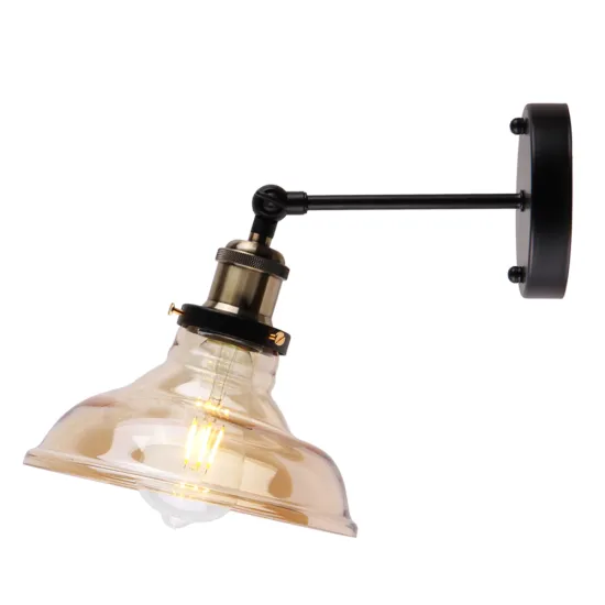 High quality Decoration Indoor Fancy glass wall lamp