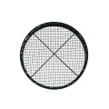 Sand sieve for soil in galvanized metal garden