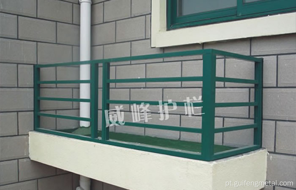 Trilho de proteção contra protetores de varanda de aço de zinco