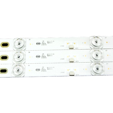 43 Inch Backlight Strip LED Parts for TV - JY-655 4708-K43WDD-A1117N01-V2.0 (3V, 8 LEDs, 3 Pcs per Set, 77cm)