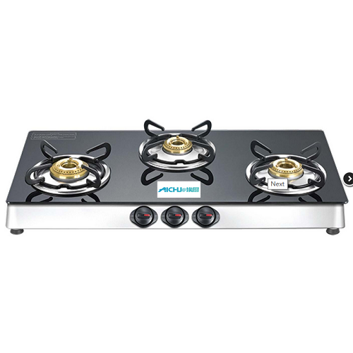 Marvel Plus Glass Top Gas Table 3 Burners