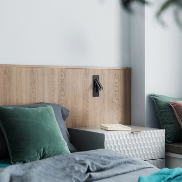 Moderno luce da letto a LED LED LED LED LED LED LED LEDGE CAMERA BLACHE