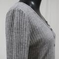 Stripe Blouse Tops Custom Fitted Blouse Shirt Laies knit tops Supplier