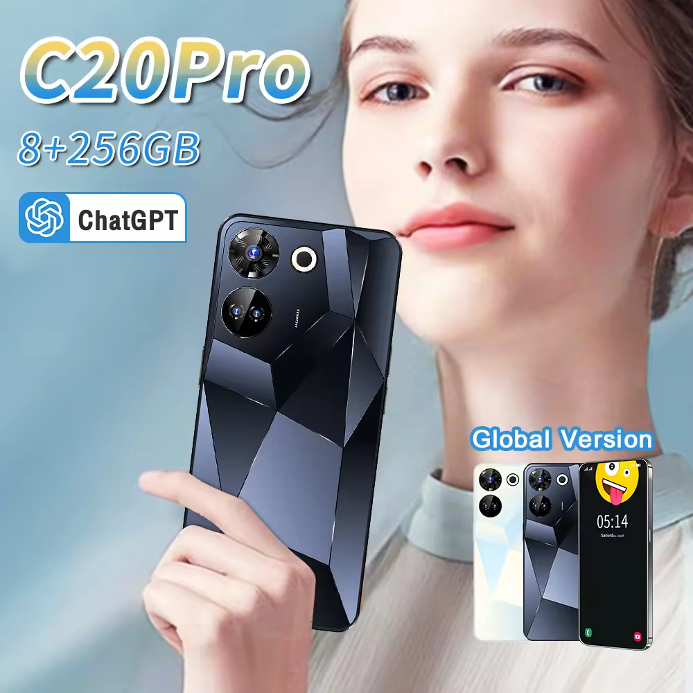 POVA5 Pro Global Version 5G Android 13 Celular 16GB+1 TB mobiele telefoon 7,2 -inch Smartphone Mobiele telefoon