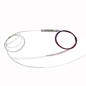 1x2 to 1x16 Micro Stainless Steel Tube Packing PLC Optical Splitter Without Connector