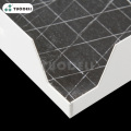 Tuile de plafond composite en fibre de verre en aluminium