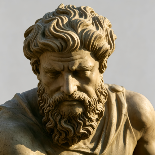 Outdoor Patio Antique Marble Figure