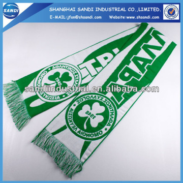 Woven football scarf