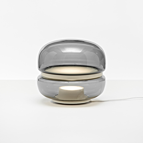 LEDER Clear Glass Small Bed Lamp