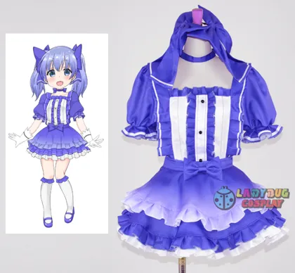 Nijisanji Vtuber Yuki Chihiro Cosplay Costume