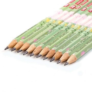 WeIBO Wholesale 2B Cartoon Cute Kawaii Animals Wooden School HB Pencil with Eraser