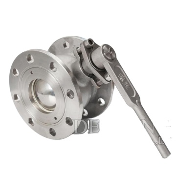 Stainless Steel Round Flange Ball Valve with Female and Male Aluminum Fittings for Fuel Tanker Truck