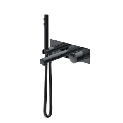 Three Hole Wall Mounted Bathtub Faucets With Shower