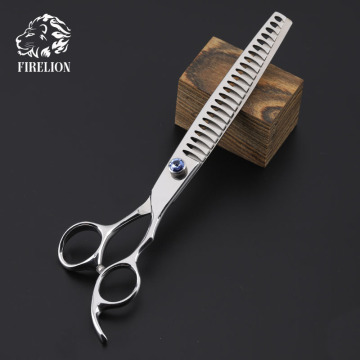 Professional 8.0 Inch Dog Grooming Chunkers Scissors for Pet Hair Thinning