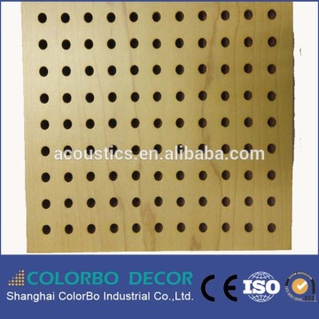 MDF wooden acoustic panel perforated acoustic panel