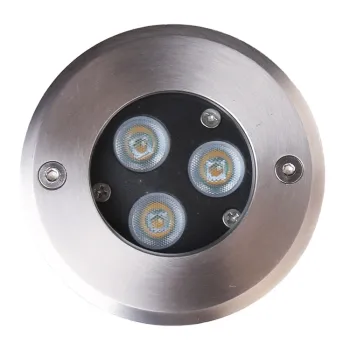 Waterproof IP67 Outdoor Inground Spotlight: 3W/6W LED Recessed Ground Lamp with Stainless Steel Housing and RGB Color