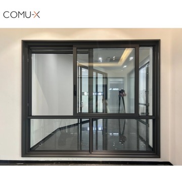 China Europe Aluminum Double Glazed Sliding Windows Manufacturer