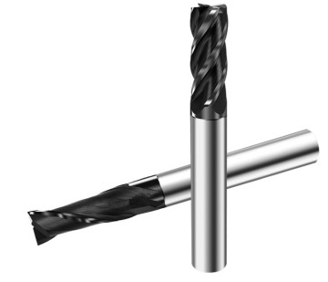 Festkarbid 4 Flöte quadratische Endmühle für Stahl D20*45*100*D20