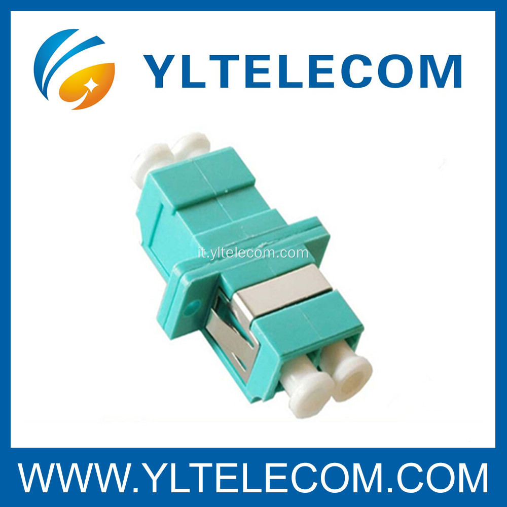 Adattatore LC fibra ottica, adattatore fibra ottica di LC Duplex multimodale 10Gb OM3