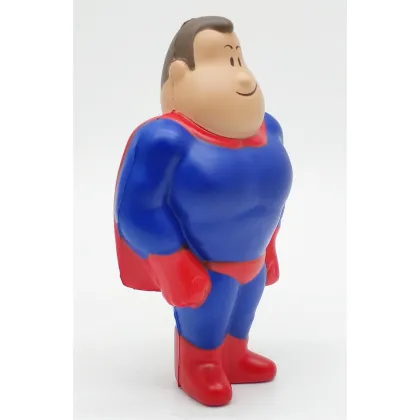 PU Soft Superman Shape Squeeze Toy