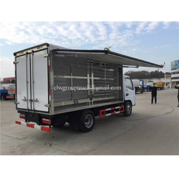 DFAC 4t reefer freezer cold box truck