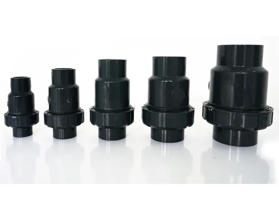 Silent PVDF/UPVC/CPVC Non-Return Check Valves for Air Compressors, Hydraulics, and Water Systems