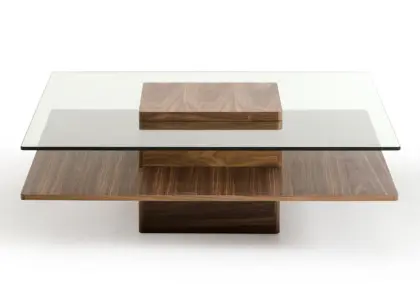 Contemporary coffee tables walnut coffee table