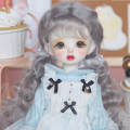 BJD Long Curly Bunches Hair för YOSD Doll