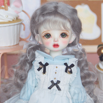 BJD Long Curly Bunches Hair for YOSD Doll