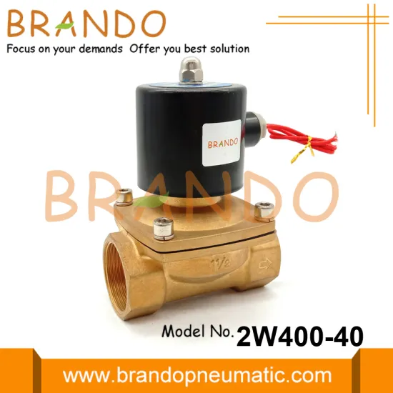 UW-40 Uni-D Type Brass Water Solenoid Valve 1.5''