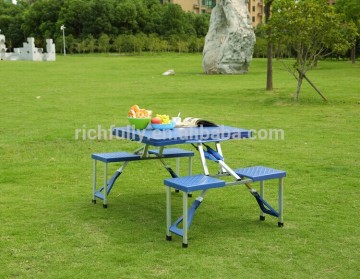 Best Price Of Outerdoor ABS Plastic Foldable Table With Chairs in 2direction