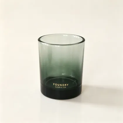 Gradient Glass Candle Jar