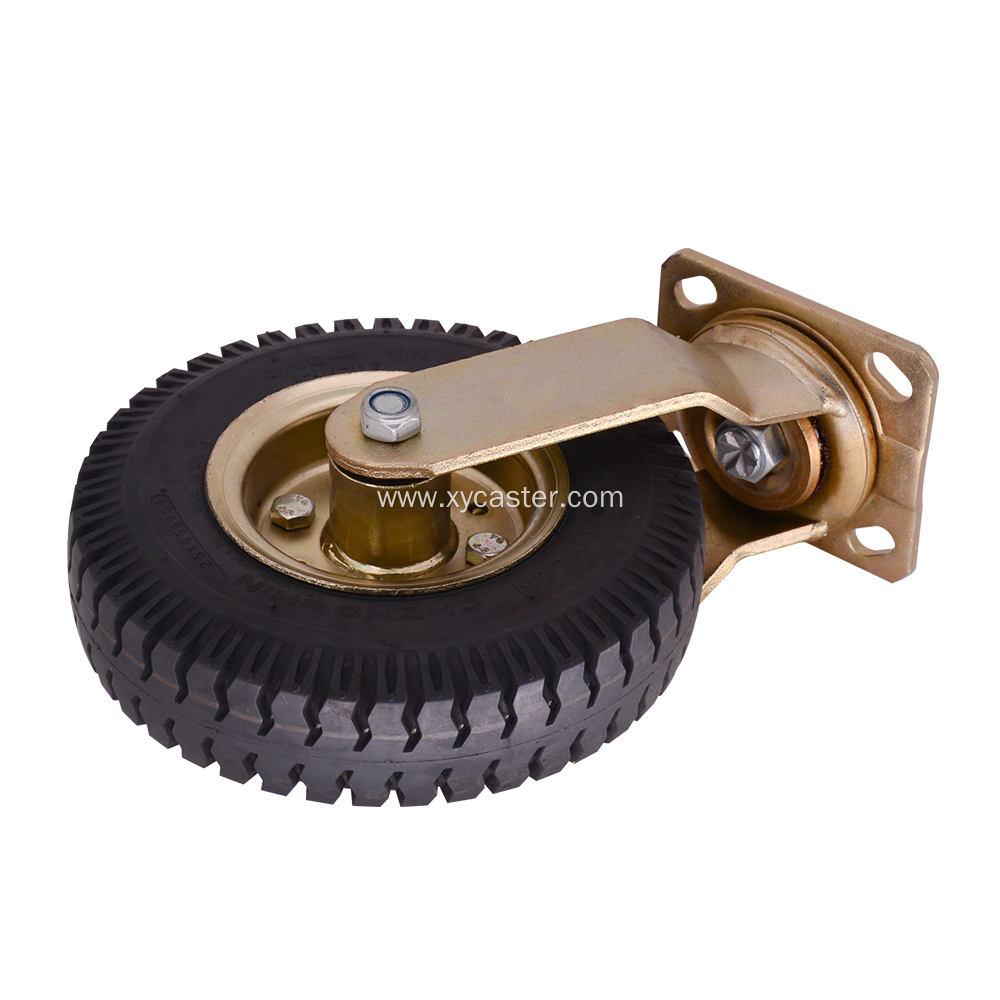 10 Inch Swivel Rubber Pneumatic Caster Wheel