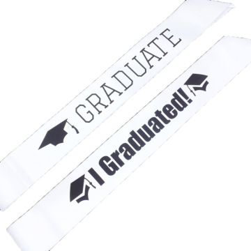 2022 Graduation Party Supplies: Custom Sash & Shoulder Belt for Commencement Ceremony