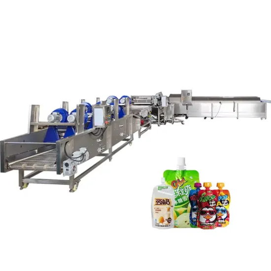 Automatic Spout Pouch Pasteurization Line for Soybean Milk and Juice Production