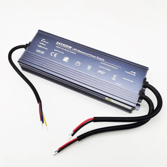 IP67 Rainproof Waterproof AC220V to DC12V/24V 500W 20.8A LED Power Supply