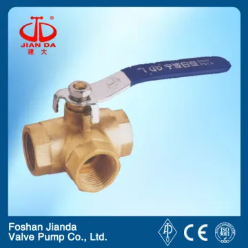 threaded end copper tee ball valve