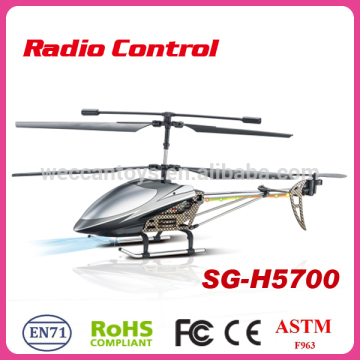 3.5 channel alloy series missile luanch RC helicopter with gyroscope