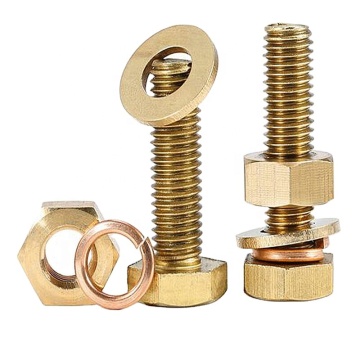 C63200 C63000 New Condition Copper Bolts Nuts Washers for Boiler Burner Boiler Tube