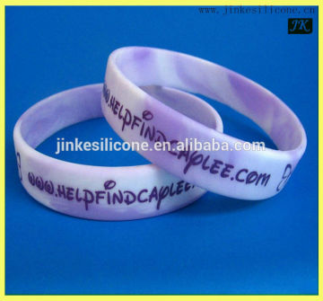2014printed logo cheap flat rubber band