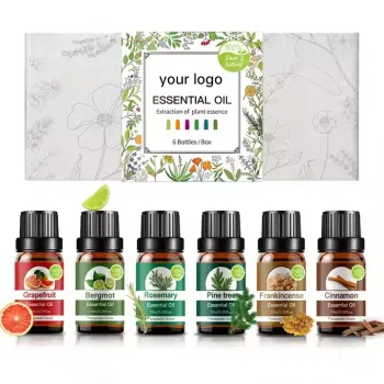 Manufacturers Sale: In Stock Cosmetic Essential Oil Skin Care Set - Rose, Lavender, Tea Tree