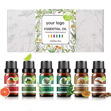 Manufacturers Sale: In Stock Cosmetic Essential Oil Skin Care Set - Rose, Lavender, Tea Tree