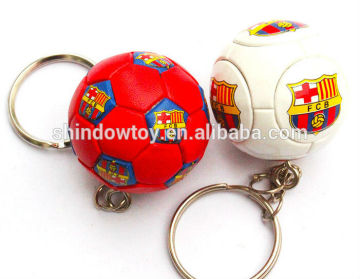 cute soccor ball keychain