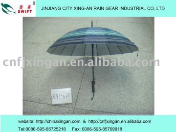 silver-coated umbrella