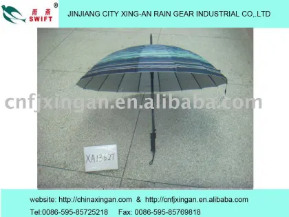 silver-coated umbrella