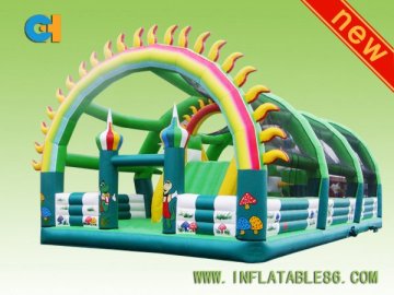 Giant Inflatable Cartoon Funland