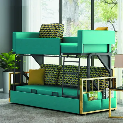 Plating Titanium Sofa Bunk Bed