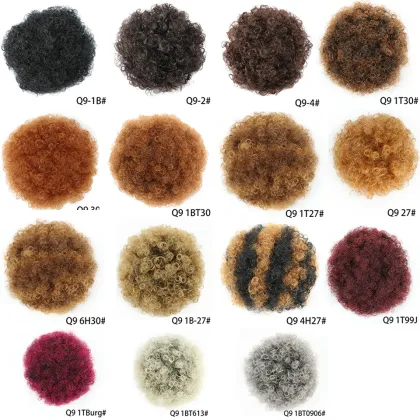 Messy Wavy Curly Bilateral Clip Synthetic Hair Chignon Hairpiece High Temperature Fibre Hair Attachment Chignon Extensions