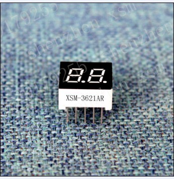 0.36" 2 digit 7 segment led numeric display