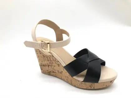 Women's Platform Wedge Sandals Summer Shoes with Buckle